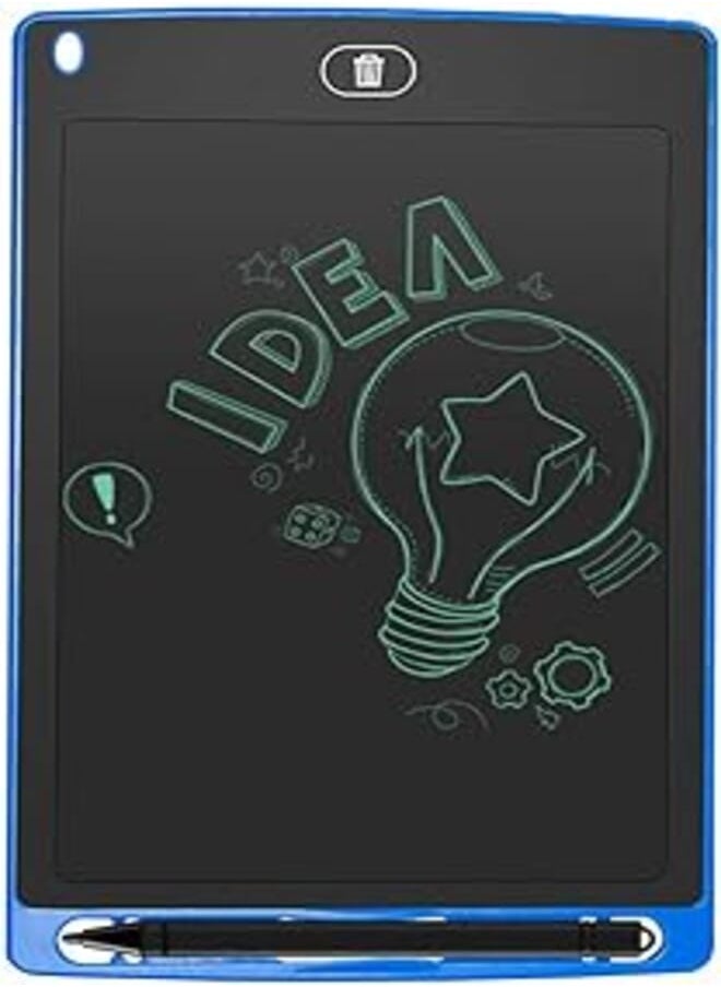 Generic - Generic LCD Writing Tablet for Business Students for Kids and Adults, Digital Doodle Writing Tablet 8.5 Inch with Wipe Button and Button for Screen Lock, Suitable for Home Office School Blue - Image 1