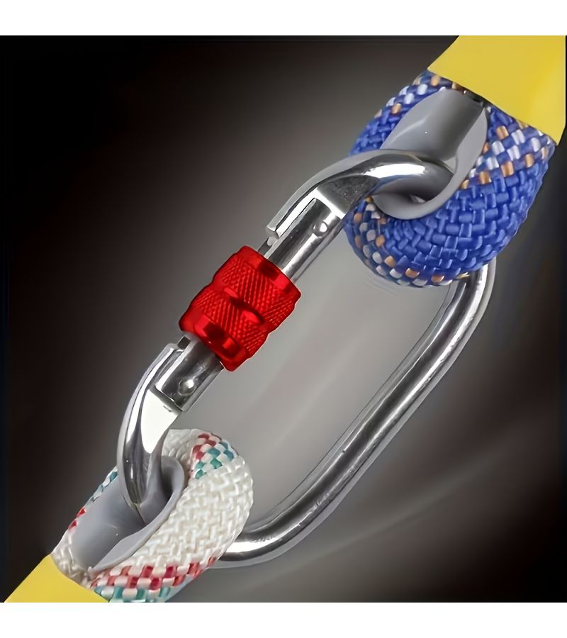 2Pcs Stainless Steel Heavy Duty O Ring Carabiners Quick Release 5600lbs Rust Resistant - Image 4