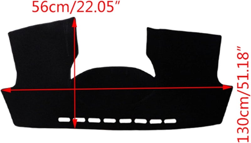 Vuzmode Black Dashboard Cover for Toyota Yaris - Image 2