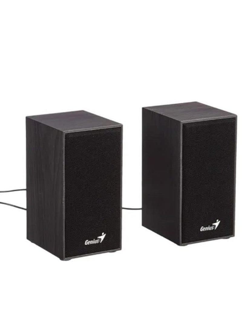 جينيس مكبر صوت Genius SP-HF 180 أسود مع USB - GP-190006 - Image 3