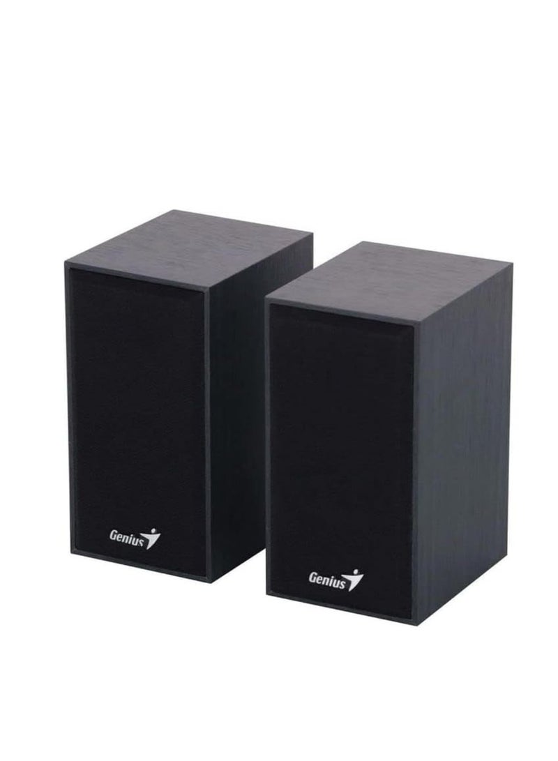 جينيس مكبر صوت Genius SP-HF 180 أسود مع USB - GP-190006 - Image 5