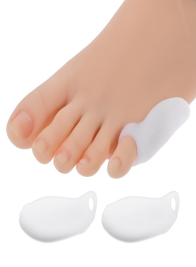 Dimeho Tailor's Bunion Pads 8 Pack Soft Gel Bunionette Cushions Pinky Toe Protector Tailors Bunion Corrector for Pain Relief fit Women Men Gel Bunion Shiel for Foot - Image 1