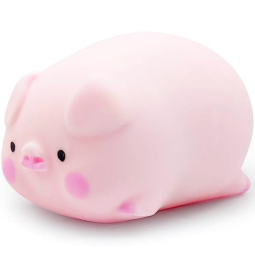ZTATU Squishy Pig Stress Balls for Kids Splash Piggy Squishy Ball Fidget Toys (1PCS) Animal Stress Toys Squeeze Dough Ball Stress Relief Toy Autism Sensory Toys for Autistic Children Party Favors - Image 1