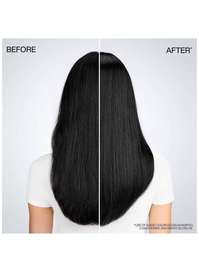 REDKEN Naked Gloss Shine Oil - Adds Shine, Protects from Heat Damage and Controls Frizz, Infused with Omega-9, Lightweight Formula, For Color-Treated - Image 2