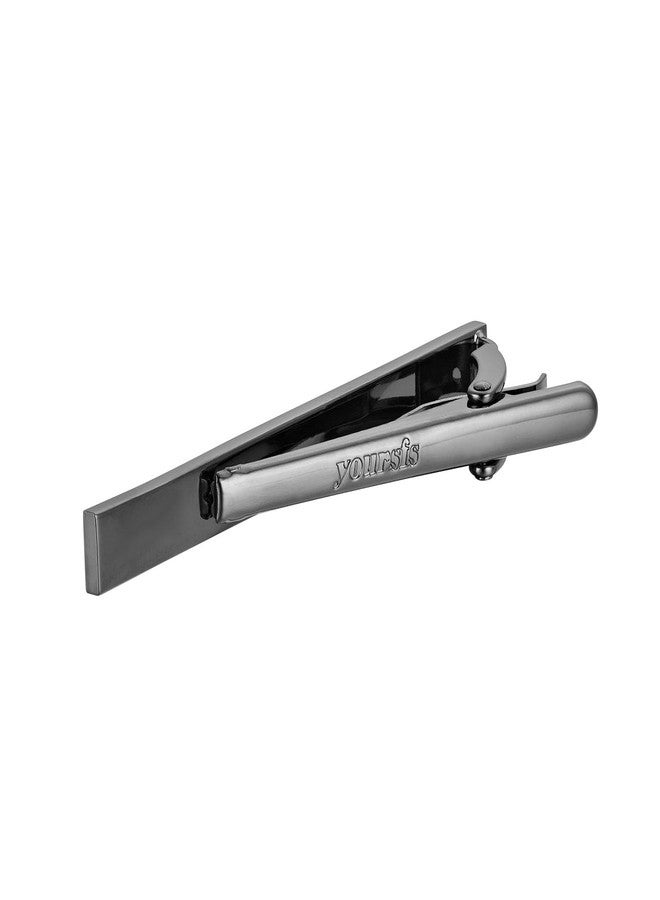 Yoursfs Grey Brushed Tie Clips for Men Skinny Matte Tie Clip Simple Business Grey Brushed Tie Bar For Father Husband Bridegroomy - Image 3