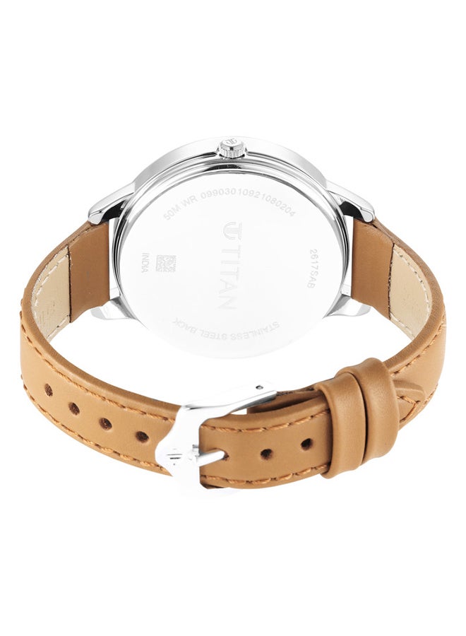 TITAN Leather Analog Wrist Watch 2617SL03 - Image 5