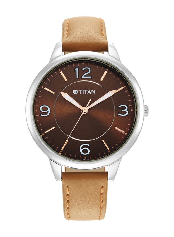 TITAN Leather Analog Wrist Watch 2617SL03 - Image 2
