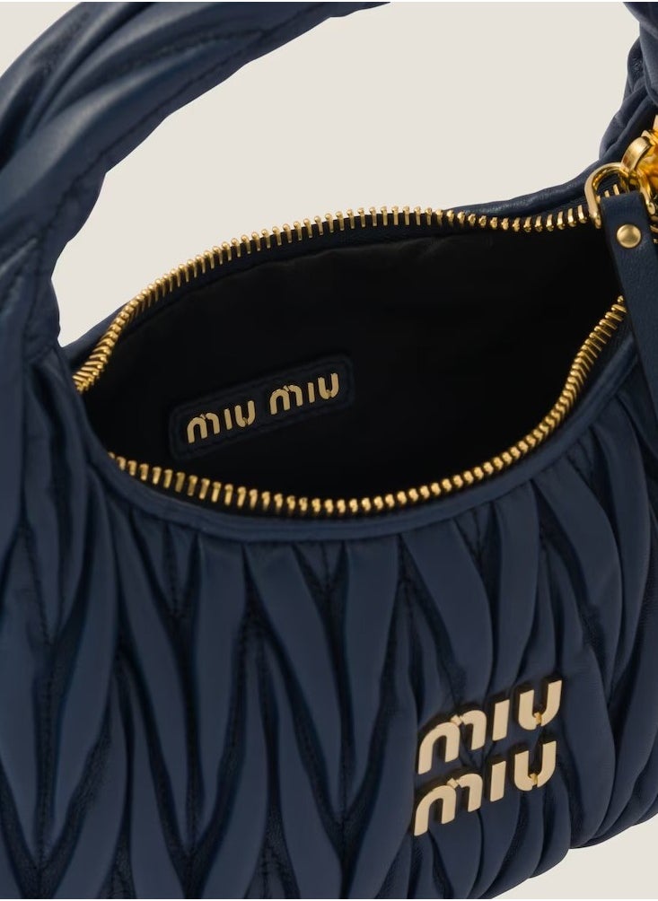 Miu Miu Wander nappa leather hobo Shoulder Bag  - Image 4