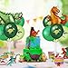 Hoemwarm Dino Balloons Dinosaur Balloons Stand Kit for Table Centerpiece Dinosaur Foil Balloons for Birthday Childrens Party Jungle Jurassic Dinosaur Themed Decoration for Kids Baby Shower Supplies - Image 4