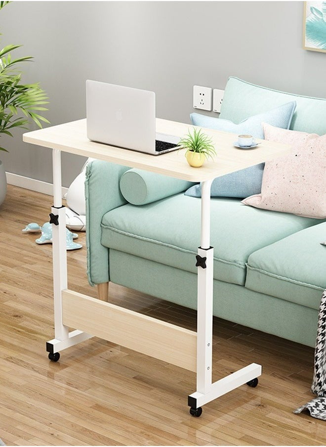RollsTimi  Movable Lifting Computer Desk Bedside Table Desktop Home Simple Desk 60x90x40cm  - Image 3