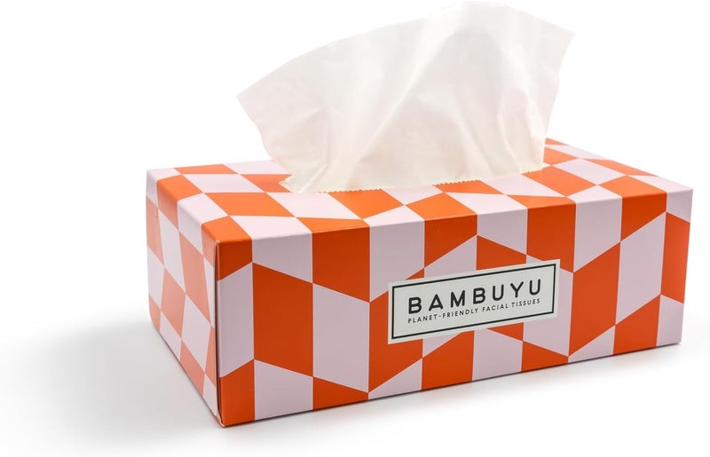 Bambuyu 100% Bamboo Facial Tissue Box- 4 Boxes x 90 Sheets, 3-Ply | Premium Eco-Friendly Tissue | Soft, Sustainable, Elegant | Plastic-Free, Non-Toxic - Image 4