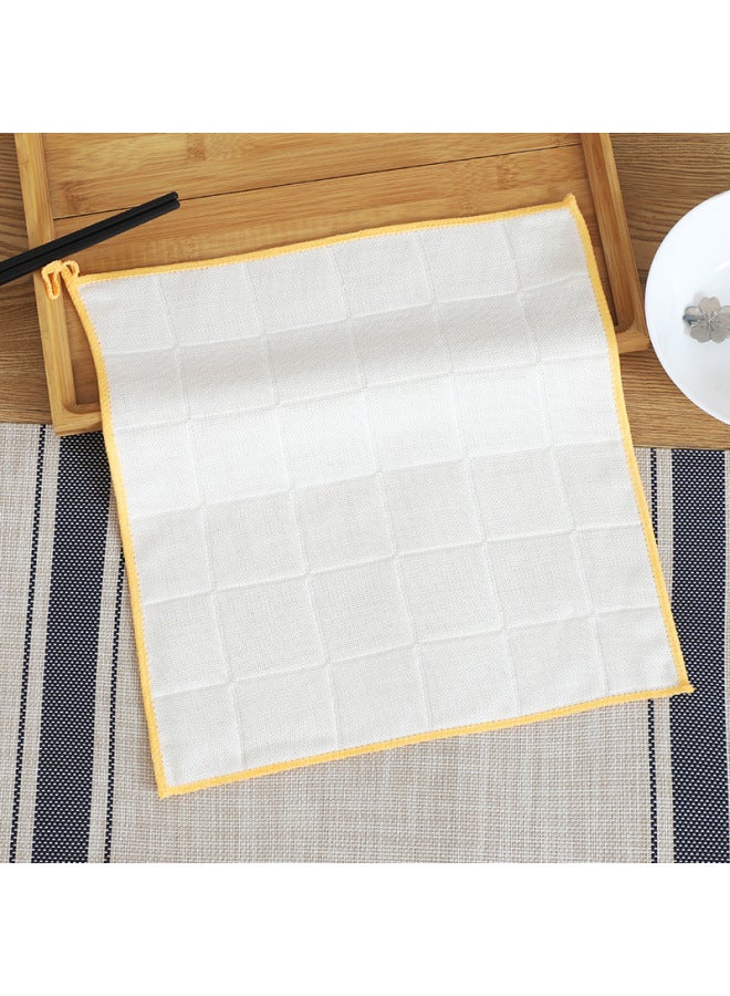 Dishwashing Towel 30*30cm Scouring Pad Dirty Bamboo Fiber Cleaning Rag Dishcloth Manufacturer