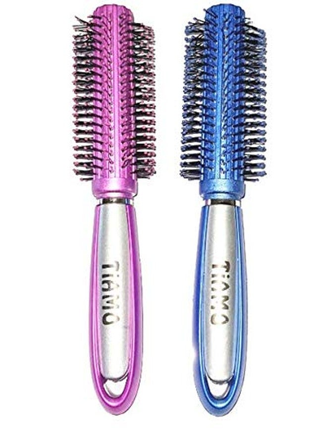 Tiamo PLASTIC ROUND HAIRBRUSH SET OF 2 FOR DAILY USE - Image 1