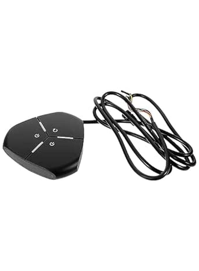 PC Power Button Extension Cable Easy to Use Long Cord Sturdy Construction Black - Image 1