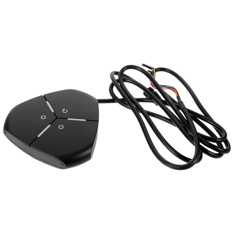 PC Power Button Extension Cable Easy to Use Long Cord Sturdy Construction Black - Image 2