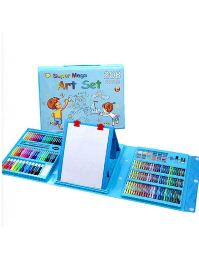 A bag of colors and crayons containing 208 pieces, everything a young painter needs to develop his skills - Image 2