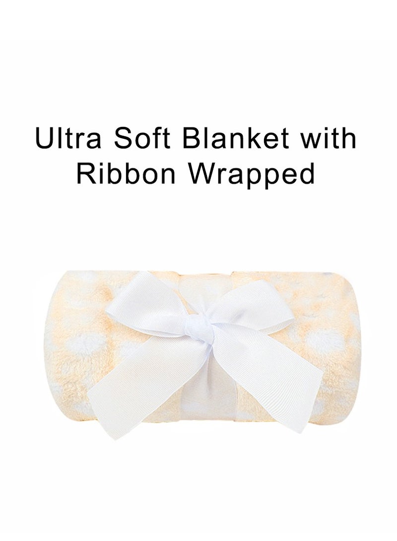 Factory Price Cuddly Toy and Blanket Gift Set For Newborn 100 X 75 cm - White Elephant - Image 3