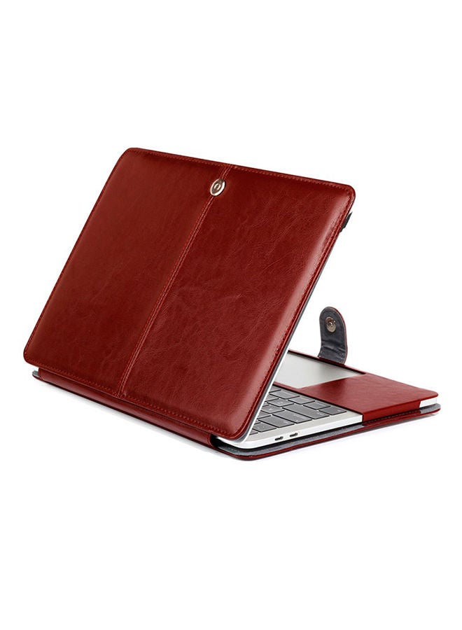 NIBEMINENT Protective Case Cover For MacBook Pro 13-Inch A1706/A1708 Brown - Image 5
