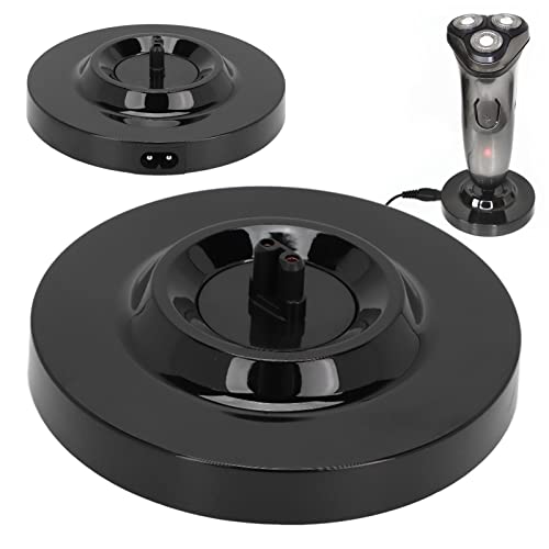Betued Universal Electric Shaver Charging Stand - Level Round Shape, Deep Design, Wide and Beautiful - Men's Shaver Charger Base in Black - Image 3