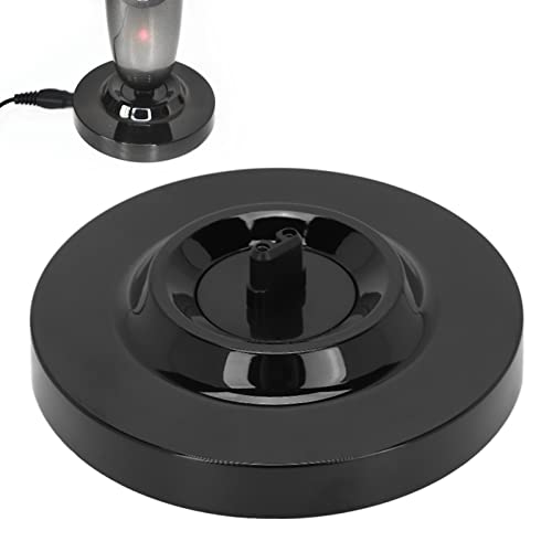 Betued Universal Electric Shaver Charging Stand - Level Round Shape, Deep Design, Wide and Beautiful - Men's Shaver Charger Base in Black - Image 1