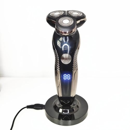 Betued Universal Electric Shaver Charging Stand - Level Round Shape, Deep Design, Wide and Beautiful - Men's Shaver Charger Base in Black - Image 2