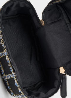 Styli Textured Zip Around Handbag  - Image 4