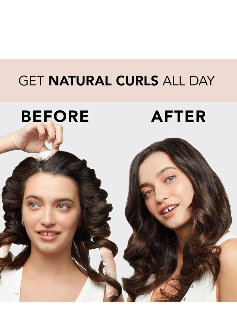 Stain Heatless Curling Set,  Hair Rollers for Heatless Curls,  Heatless Hair Curlers & Hot Rollers, Heatless Curling Rod Headband, Heatless Curler, Orange - Image 4