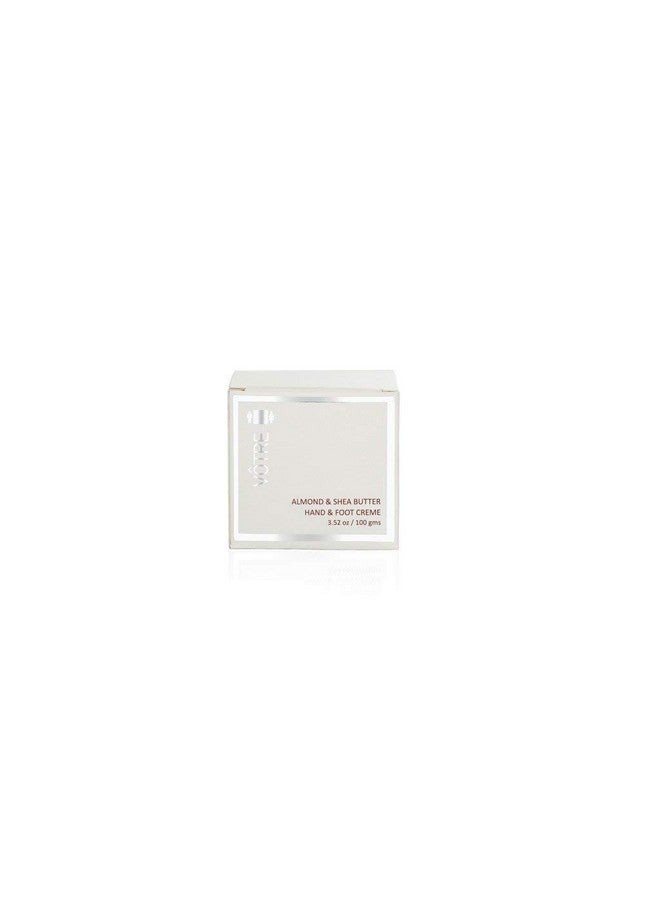 Votre Votre Almond & Shea Butter Hand Feet and Body Scrub - Exfoliates Dead Skin, Moisturises, Prevents Wrinkles (100 g) - Image 1