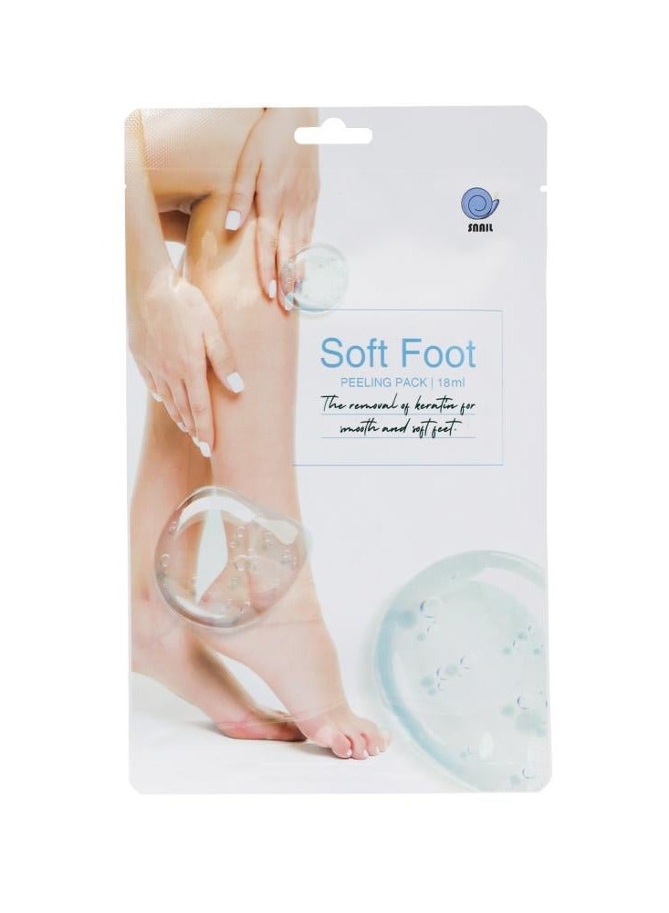 سنايل مقشر ومنعم الاقدام الكوري مكون من 5 قطع  18*5 مل - Image 4