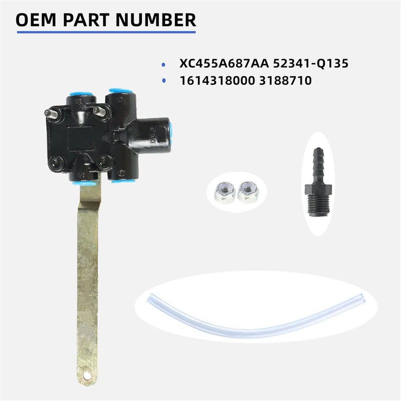 Ycsmyyds 2 Pcs Air Height Leveling Control Valve Replacement for Ford Freightliner Volvo Kenworth - Image 3