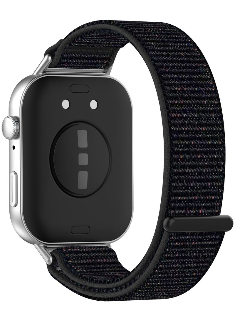 keloray سوار ساعة بديل من النايلون لساعات هواوي فيت 3/فيت 4/فيت 4 برو باللون الأسود - Image 1