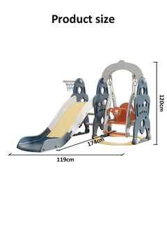 XIANGYU 3 In 1 Home Toddler Indoor Kid Swing And Slide Set For Kids Playground  - Image 4