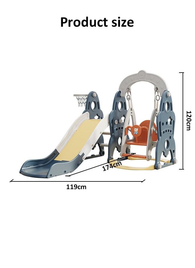 XIANGYU 3 In 1 Home Toddler Indoor Kid Swing And Slide Set For Kids Playground  - Image 4