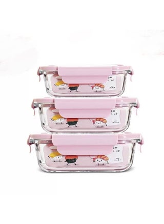 Lunch Box Microwave Oven Heatable Office Workers Transparent Glass Lunch Box With Lid Partition Large Capacity Partition Preservation Bowl-Specifications:Medium Length 680ml-Color:Rock Blue - pzsku/Z34A1D3CC262A3D025779Z/45/_/1742806914/18ece363-3f1e-4533-a32b-cca441d62f18