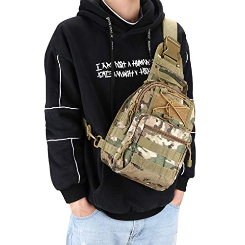 DEVZA Shoulder Tactical Military Bag Pouch | 7.87 x 5.51 x 9.87 inches | Cp - Image 5