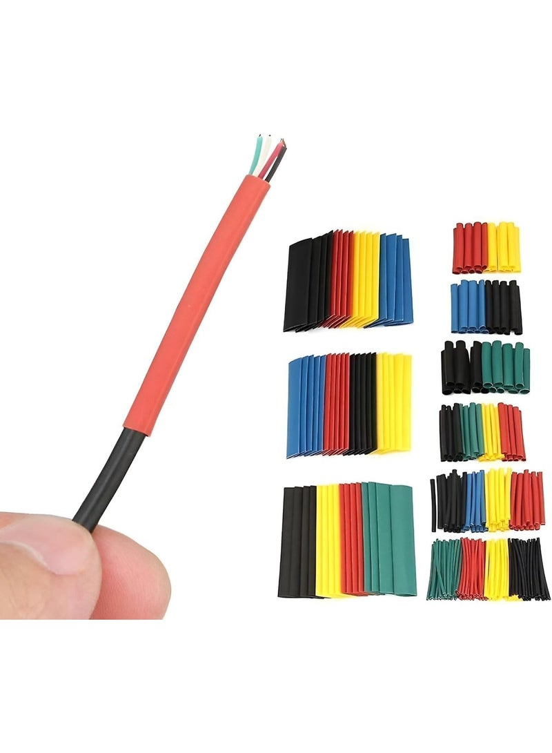 164 Pcs Heat Shrink Tubing Assortment (2:1) – Multi-Color Waterproof Wire Insulation Tubes for Electrical Repair, Cable Wrapping, Solder Protection and DIY Use – UL Approved, 8 Sizes - Image 1