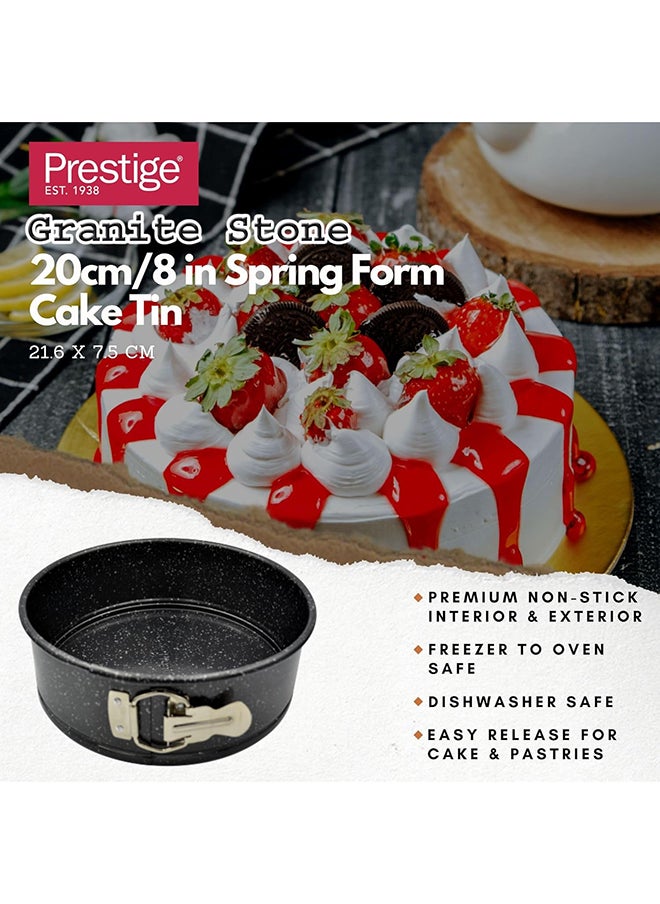 Prestige Prestige Granite Stone 20Cm/8 In Spring Form Cake Tin  - Image 4