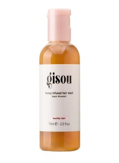 Gisou GISOU Honey Infused Hair Wash - Nourishing & Gentle Cleanser, 75ml  - Image 1