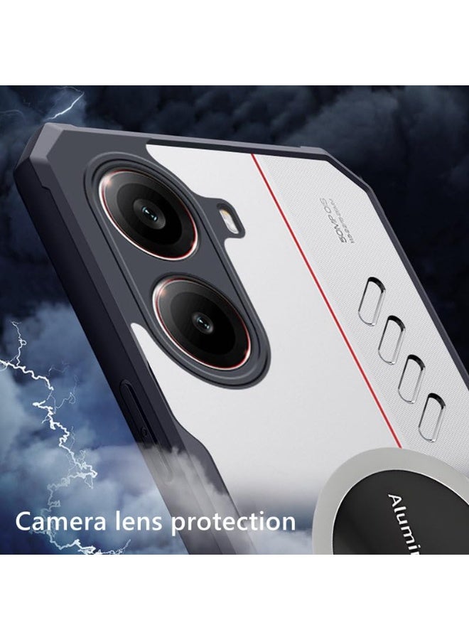 عام غطاء شاومي بوكو X7 برو 5G، حماية عدسة الكاميرا، غطاء هاتف مصقول لتبديد الحرارة، تدابير مضادة للسقوط مع حماية شاملة، يساعد على التبريد أثناء اللعب. - Image 3