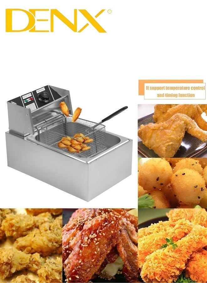 دينكس علبة زيت كهربائية سعة 6 لتر بقوة 2500 وات مع غطاء - Image 4