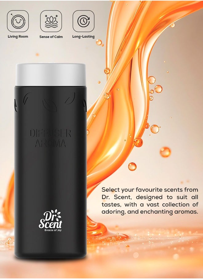 Dr Scent Dr Scent Premium Diffuser Aroma Oil- Amazonia Wood - Refreshing Bergamot and Seville Orange Blend | Leather and Balsamic Middle Notes | Woody Cedarwood Base | Long-lasting Fragrance 500ml  - Image 4