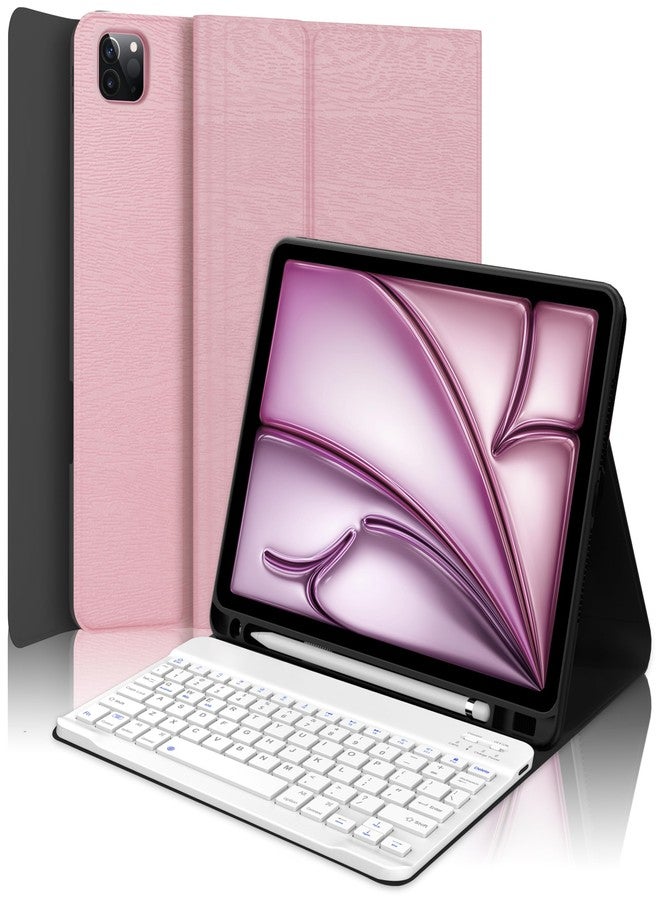 D DINGRICH iPad Keyboard Case Air 5th 4th Gen 2022/2020, Pro 2022 11-inch(4th Gen), Pro 11 1st/2nd/3rd 2018/2020/2021, Smart Folio Case with Pencil Holder, Detachable BT Keyboard - Image 1