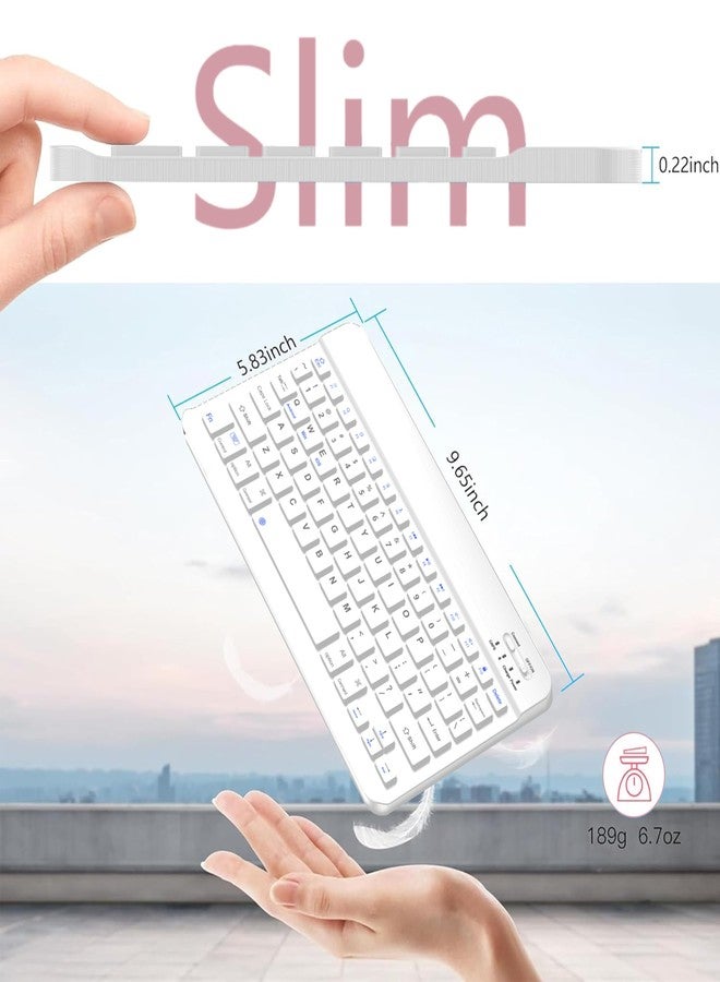 D DINGRICH iPad Keyboard Case Air 5th 4th Gen 2022/2020, Pro 2022 11-inch(4th Gen), Pro 11 1st/2nd/3rd 2018/2020/2021, Smart Folio Case with Pencil Holder, Detachable BT Keyboard - Image 3