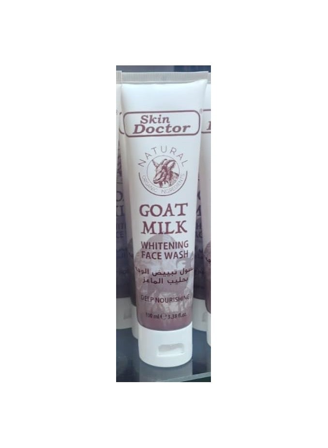 Skin Doctor Goat Milk Whitening Face Wash, Deep Nourishing, 100ml - Image 2