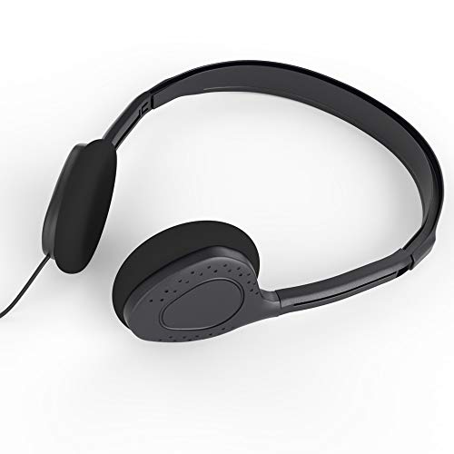 Maeline On-Ear Headphones with 3.5 mm Headphone Plug - 1 Pack - Black - Image 4
