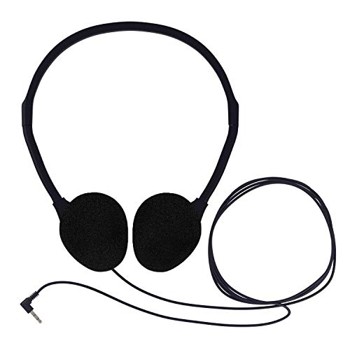 Maeline On-Ear Headphones with 3.5 mm Headphone Plug - 1 Pack - Black - Image 2