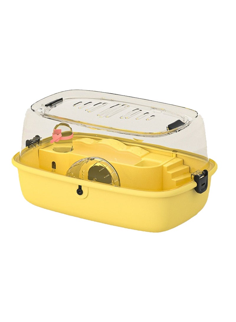 Kidle Hamster Cage Double-Layer Transparent Hamster Villa Panoramic Cage for Hamsters and Mouse Cage Small Pet House