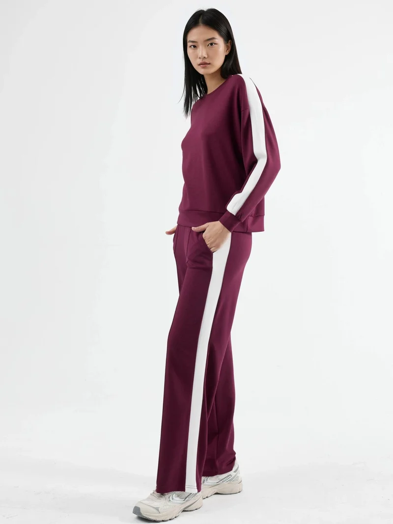 زوبعة Modal Touch Regular Fit Sweatshirt & Pants Set Bersan Collection