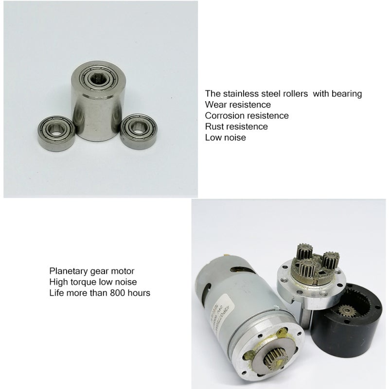 Peristaltic Pump 12V High Flow Rate Up To 1200ml/min - Durable Stainless Steel Construction Dosing Pump for Industrial Liquid Transfer Applications - Image 3