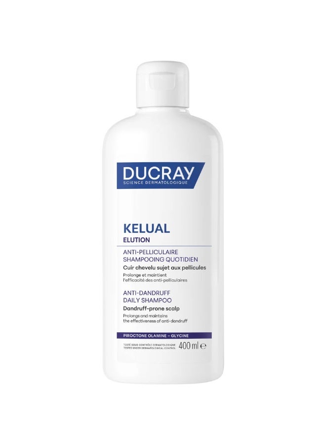 Ducray Kelual Elution Anti-Dandruff Daily Shampoo 400ml - Image 1